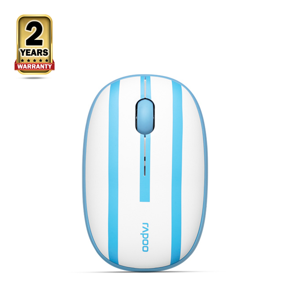 Rapoo M650 FIFA World Cup Edition Multi-Mode Wireless Mouse - White and Blue