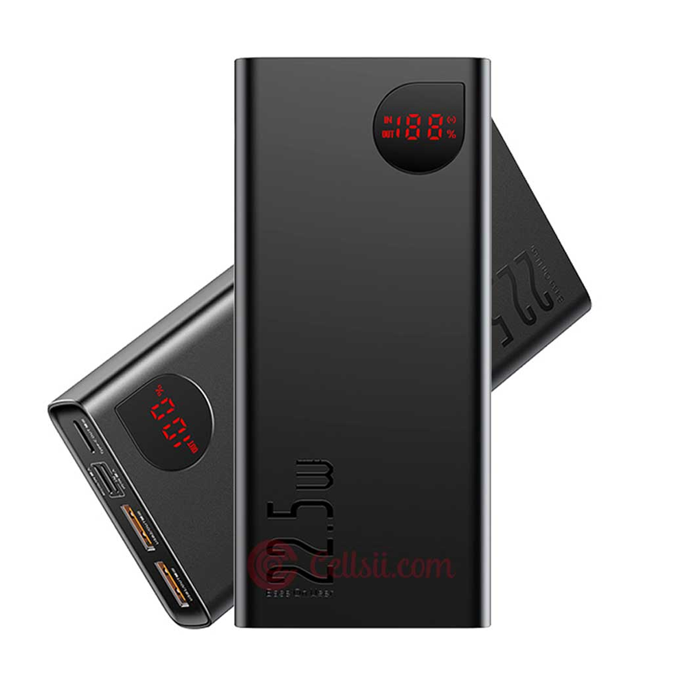 Baseus Adaman 22.5w Power Bank 20000Mah Black