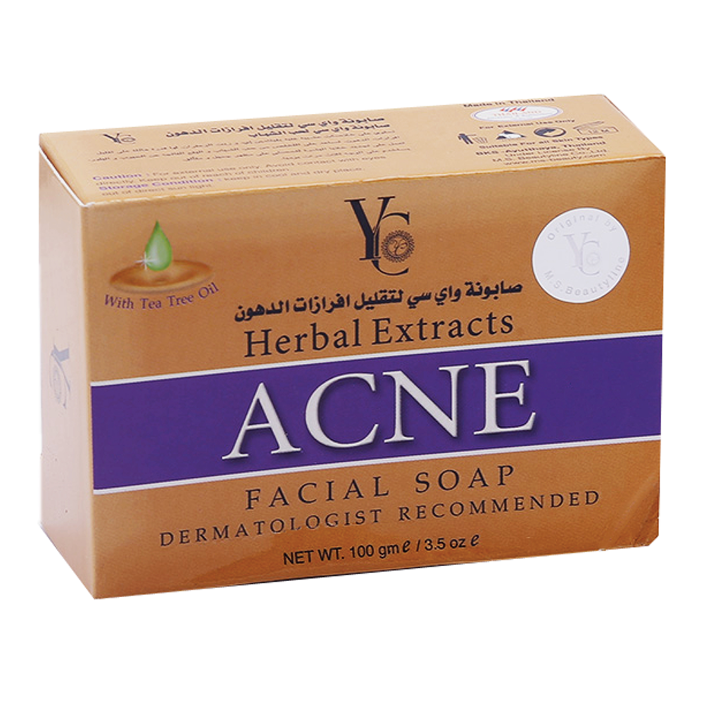 YC Herbal Extracts Acne Facial Soap 100gm 76