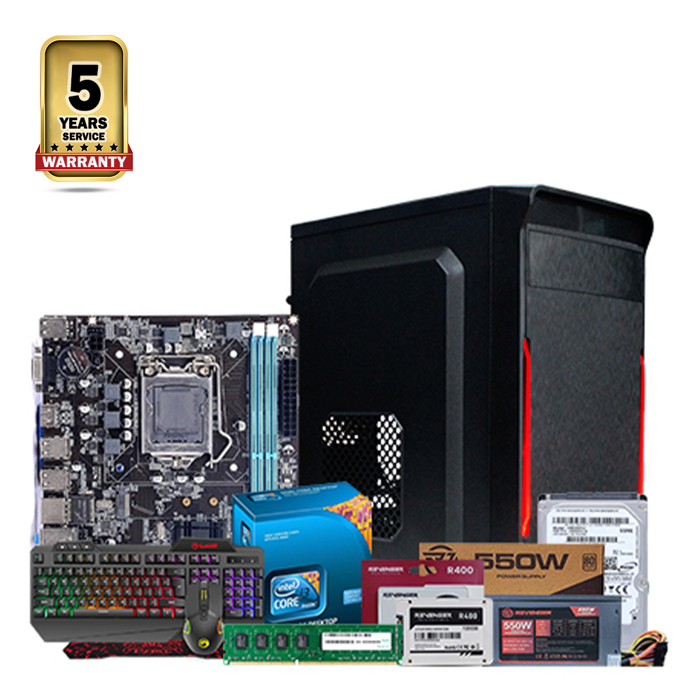 Intel Core i3 2nd Generation - 4GB RAM - 120GB SSD - Desktop CPU - Black 
