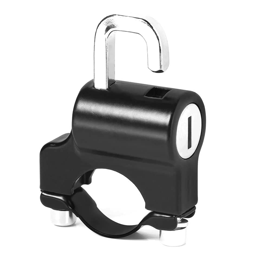 Universal Motorcycle Helmet Lock Black