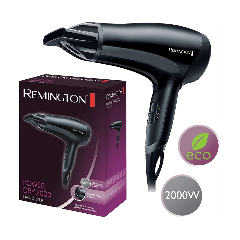 Remington D3010 Hair Dryer - Black