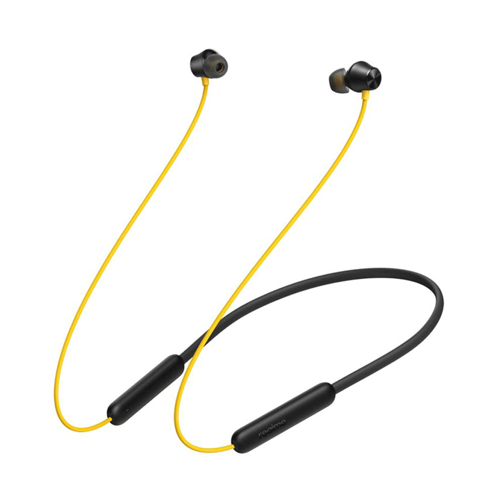 Realme Buds Wireless 2 Neo Neckband Earphones - Yellow And Balck