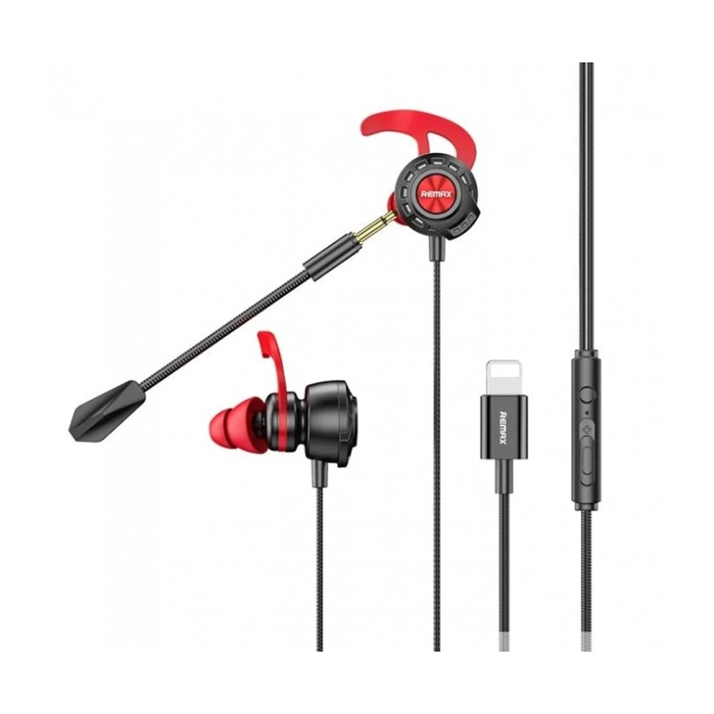 Remax RM -750 Gaming earphone - Black And Red