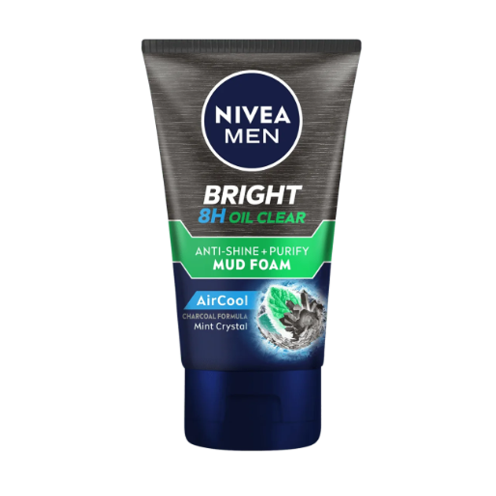 Nivea Men White Oil Clear Anti Shine Purify Cooling Foam for Men - 100ml