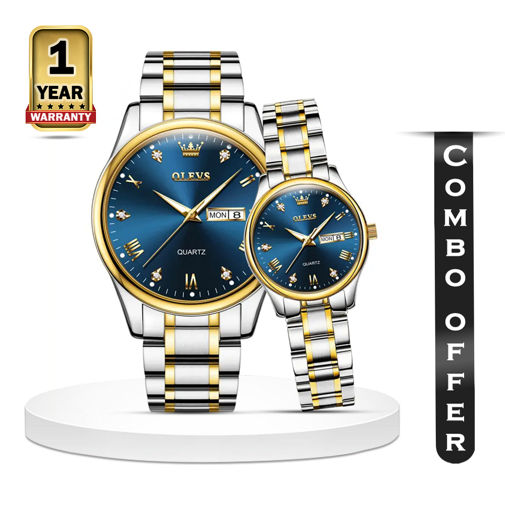 Olevs discount couple watch