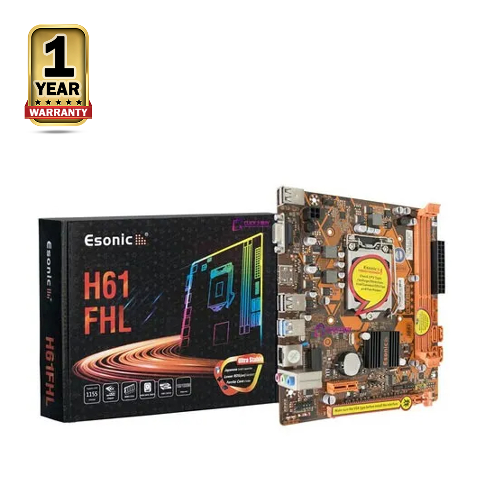 Esonic H61FHL DDR3 Motherboard With HDMI