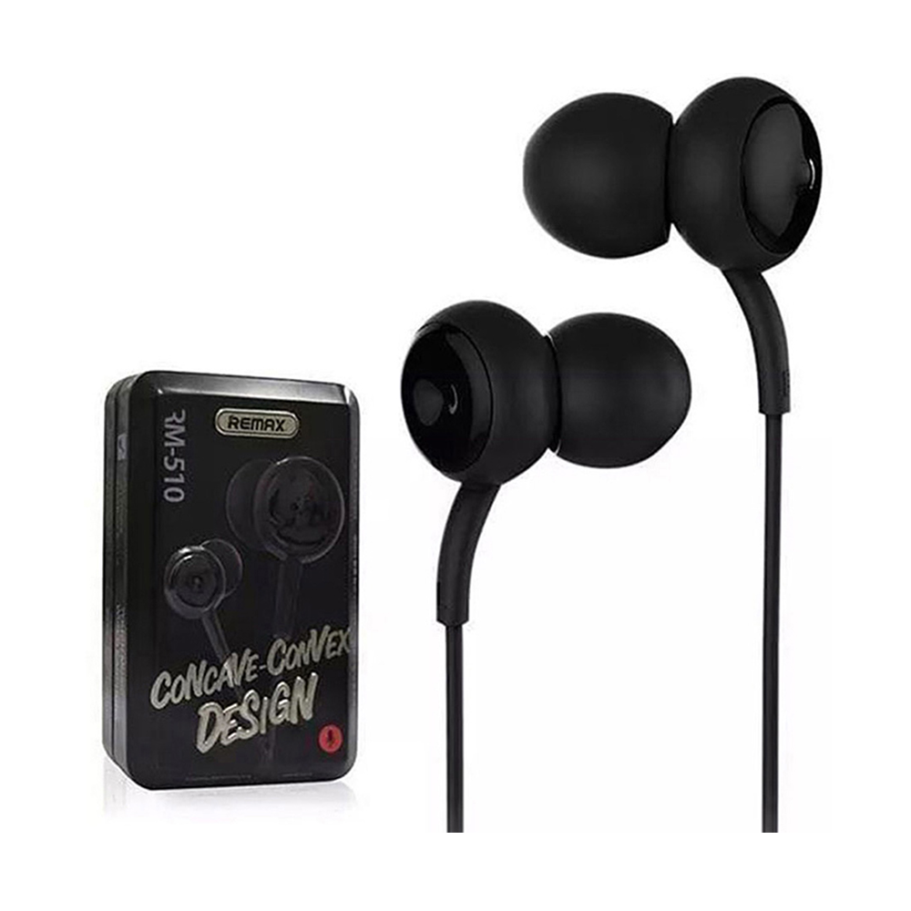 Remax Rm 510 Wired High Performance Earphones Black