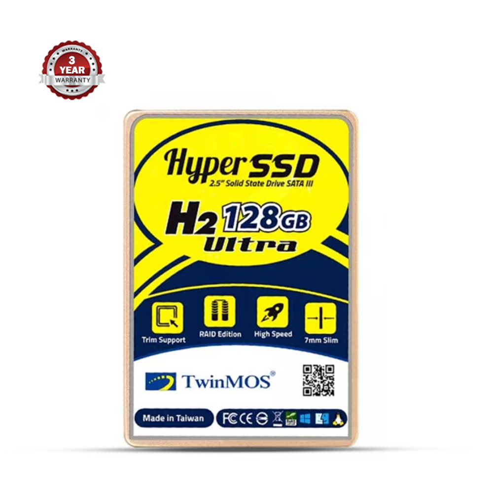 Twinmos Hyper H2 2.5 Inch SATAIII SSD - 128GB - Rose Gold