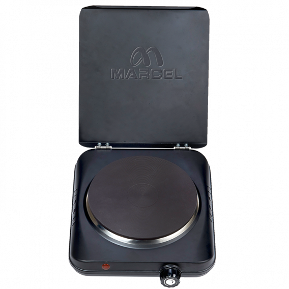 Marcel MHPSMH15 Single Hot Plate Cooker Black