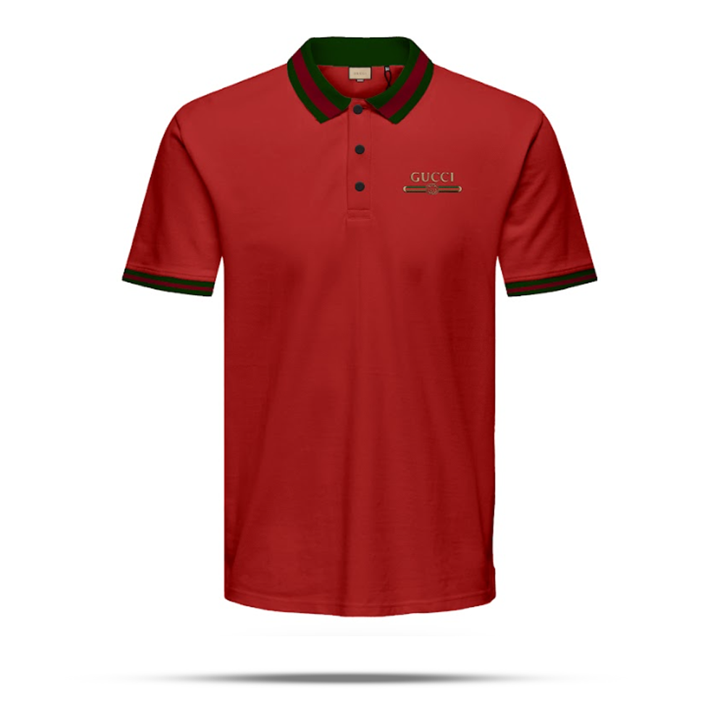 Mercerized Cotton Half Sleeve Polo For Men - Red - PL47