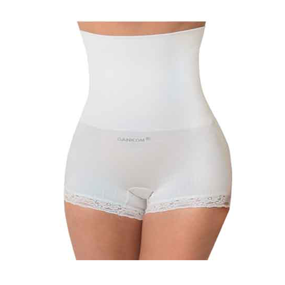 Sankom Patent Lace Brief Shaper with Bamboo Fibers (XS, Gray)