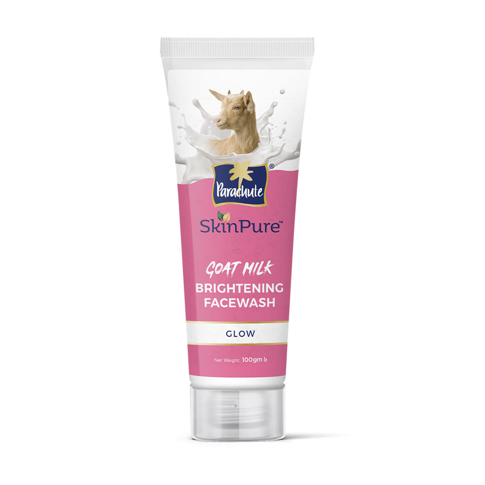 Parachute SkinPure Goat Milk Brightening Glow Facewash - 100gm - EMB050