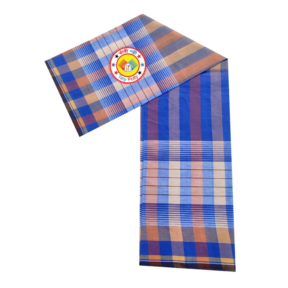 Taty Polly Cotton Lungi For Men - Multicolor - S.T-04