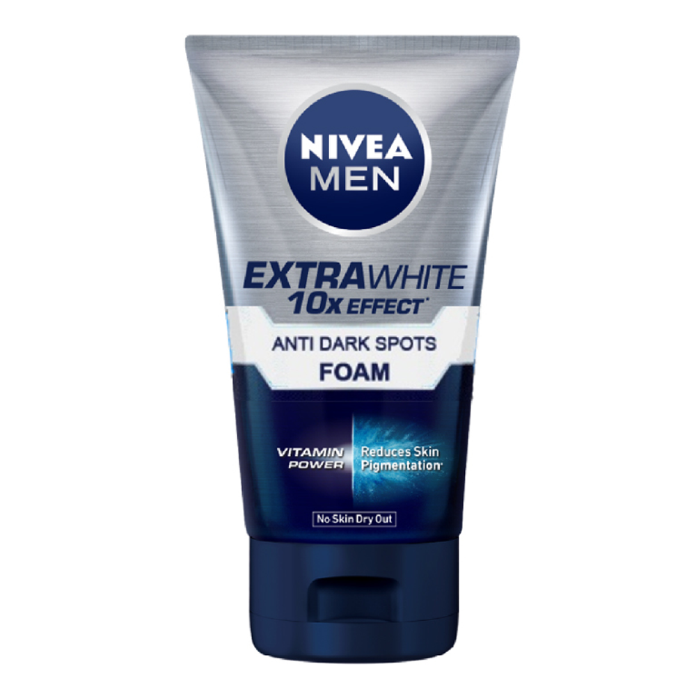Nivea Men Extra White Facial Foam - 100gm - 88836d