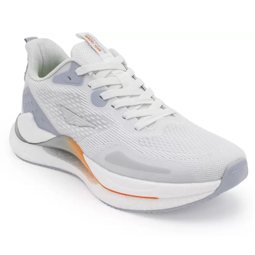 Red Tape Athleisure Sneakers Shoes for Men - Grey and Orange