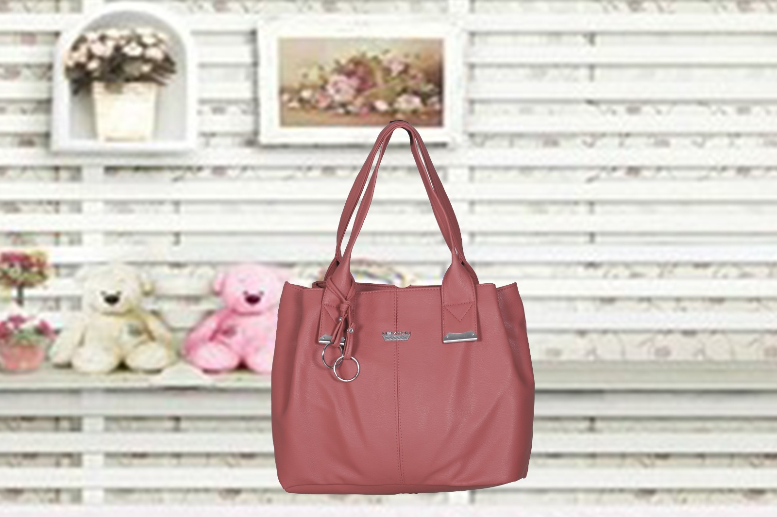 Leather Ladies Bag For Women - IndianRed - RL-16