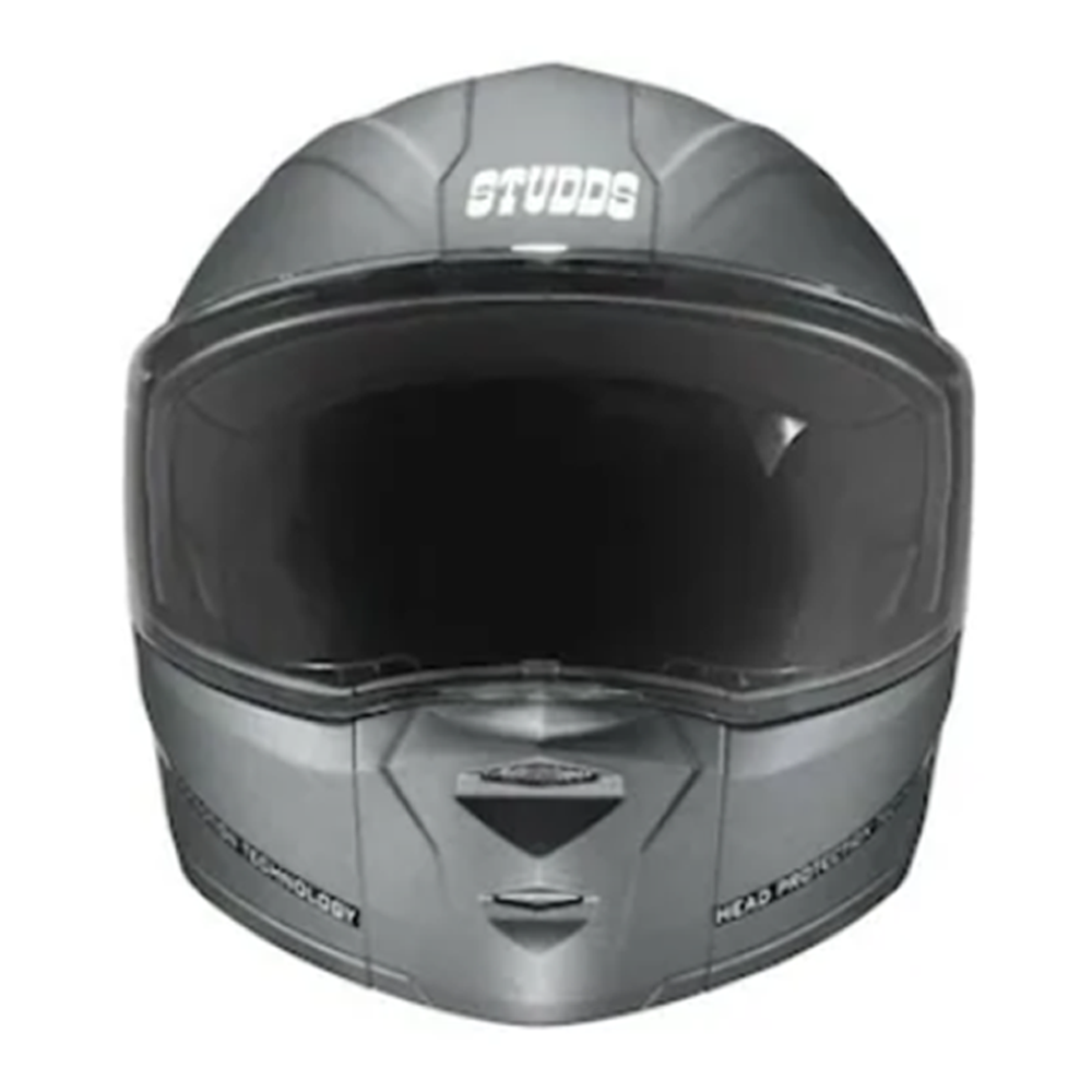 Studds Ninja Elite Super Flip Up Full Face Helmet - Matt Gun Grey