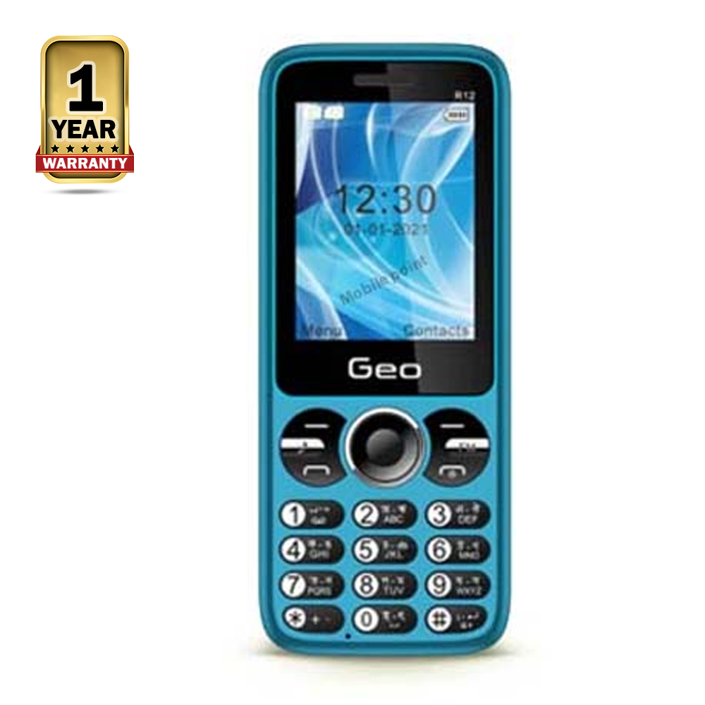 Geo R12 Feature Phone - Dark Blue