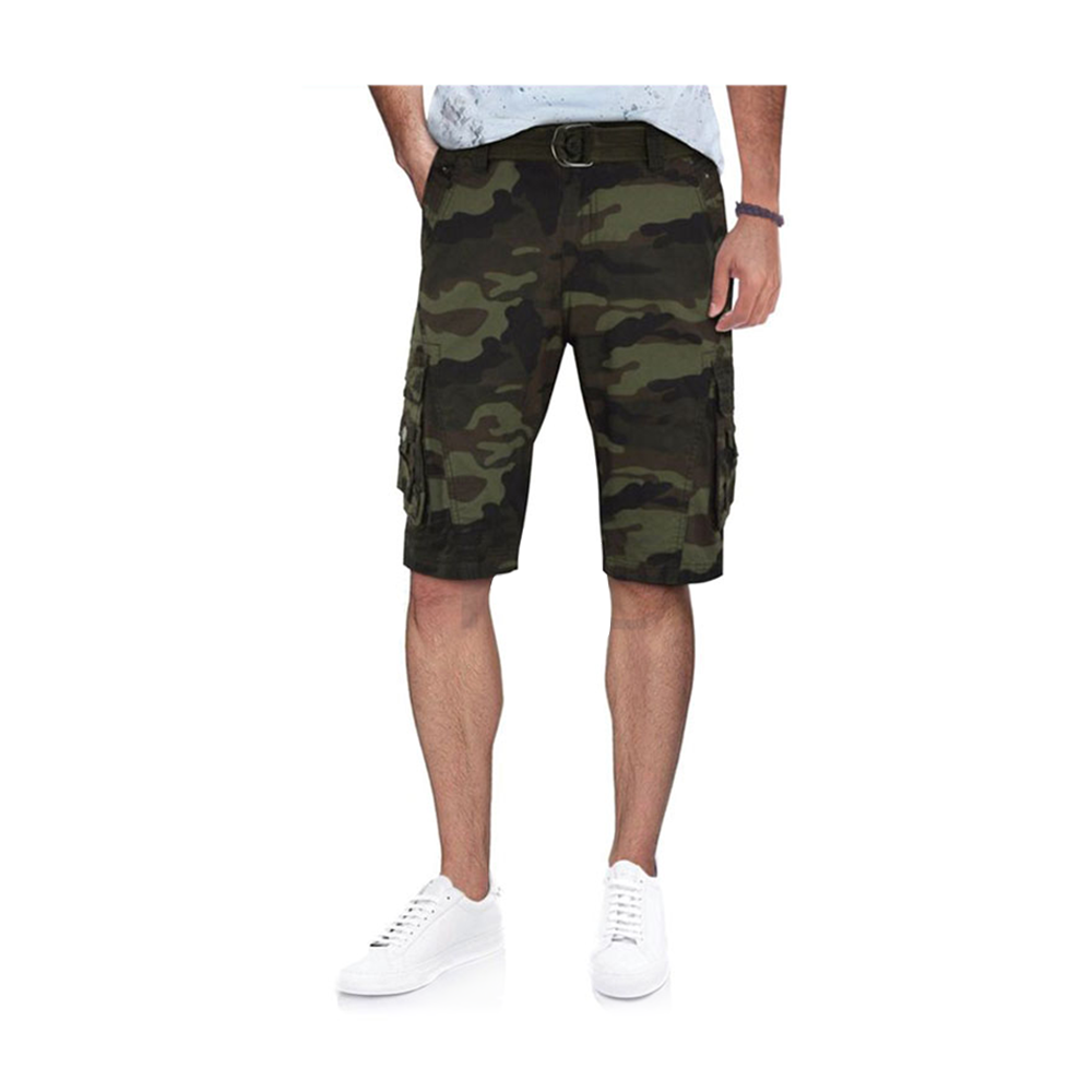 Twill Cotton Two Quarter Pant For Men - 4990 - Army