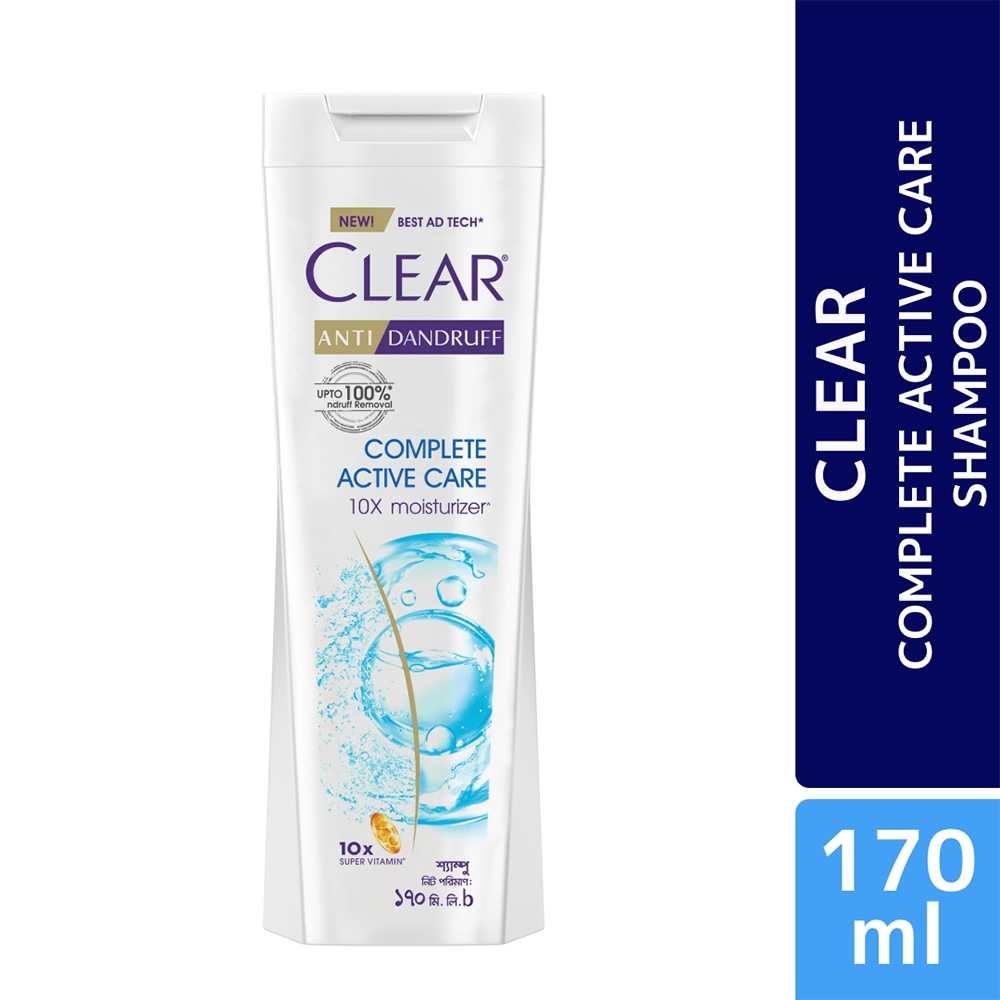 Clear Complete Active Care Anti Dandruff Shampoo - 170ml