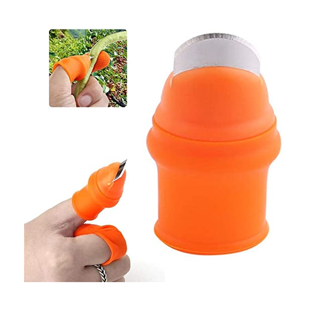 Thumb Finger Protector Vegetable Harvesting Plant Blade Scissors Cutting