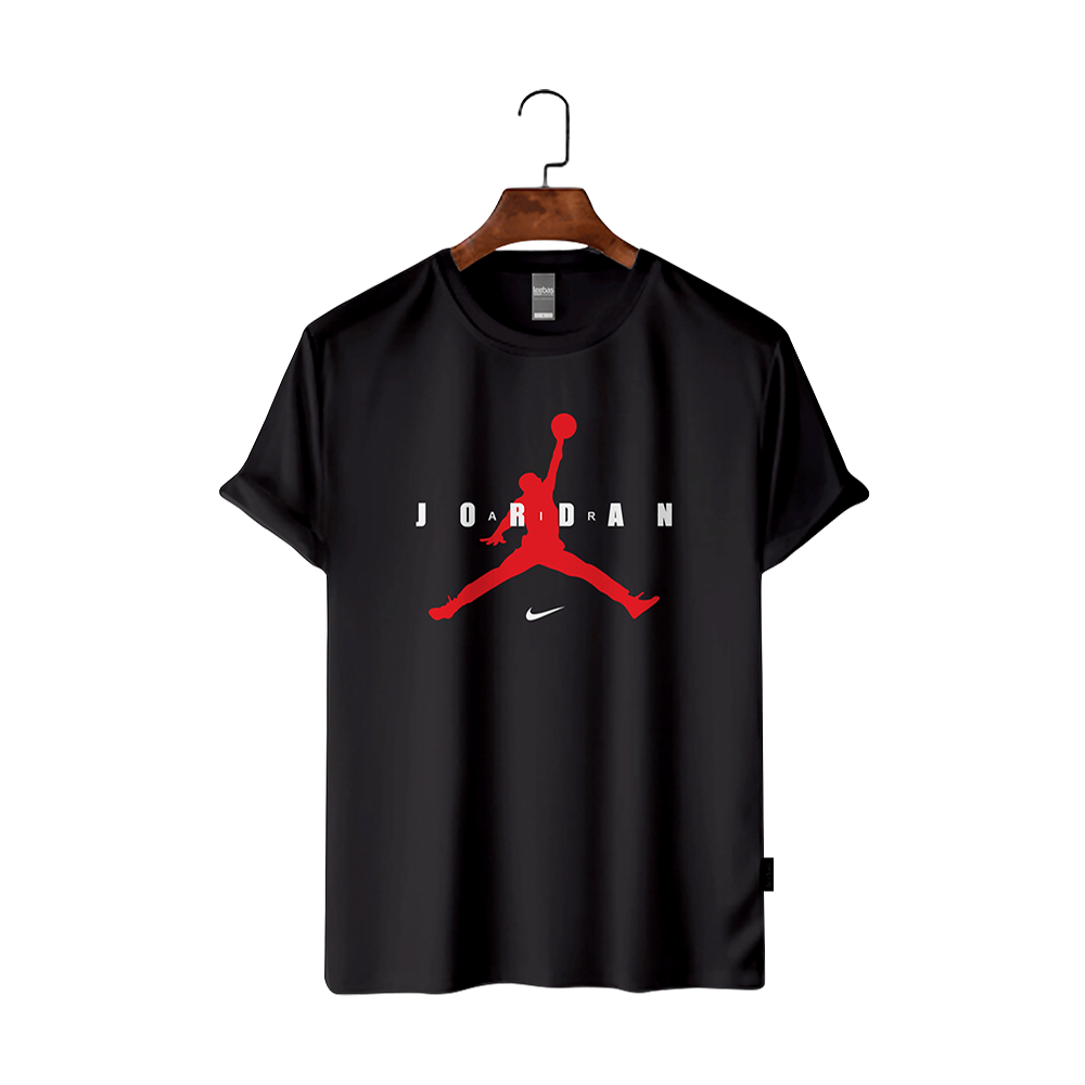 Maxan Cotton Half Sleeve T-Shirt For Men - Air Jordan