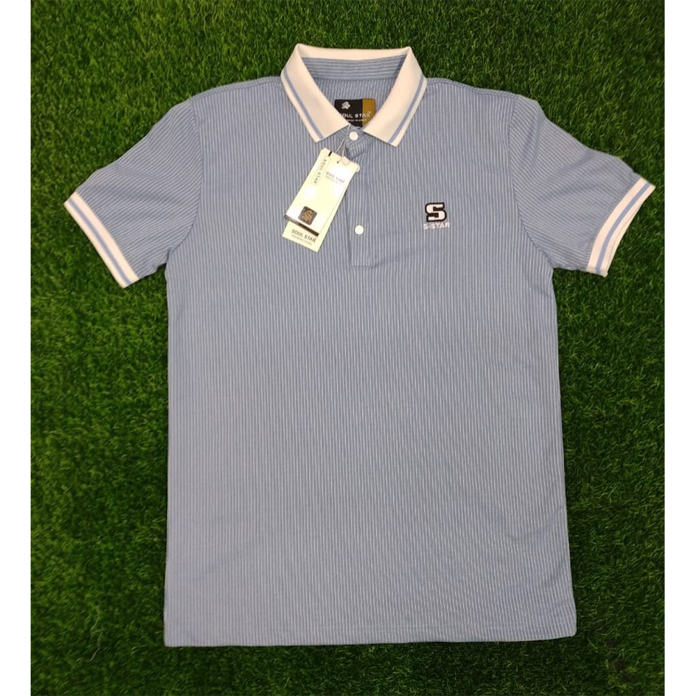 Cotton Polo T-Shirt For Men - Gray - 3.15