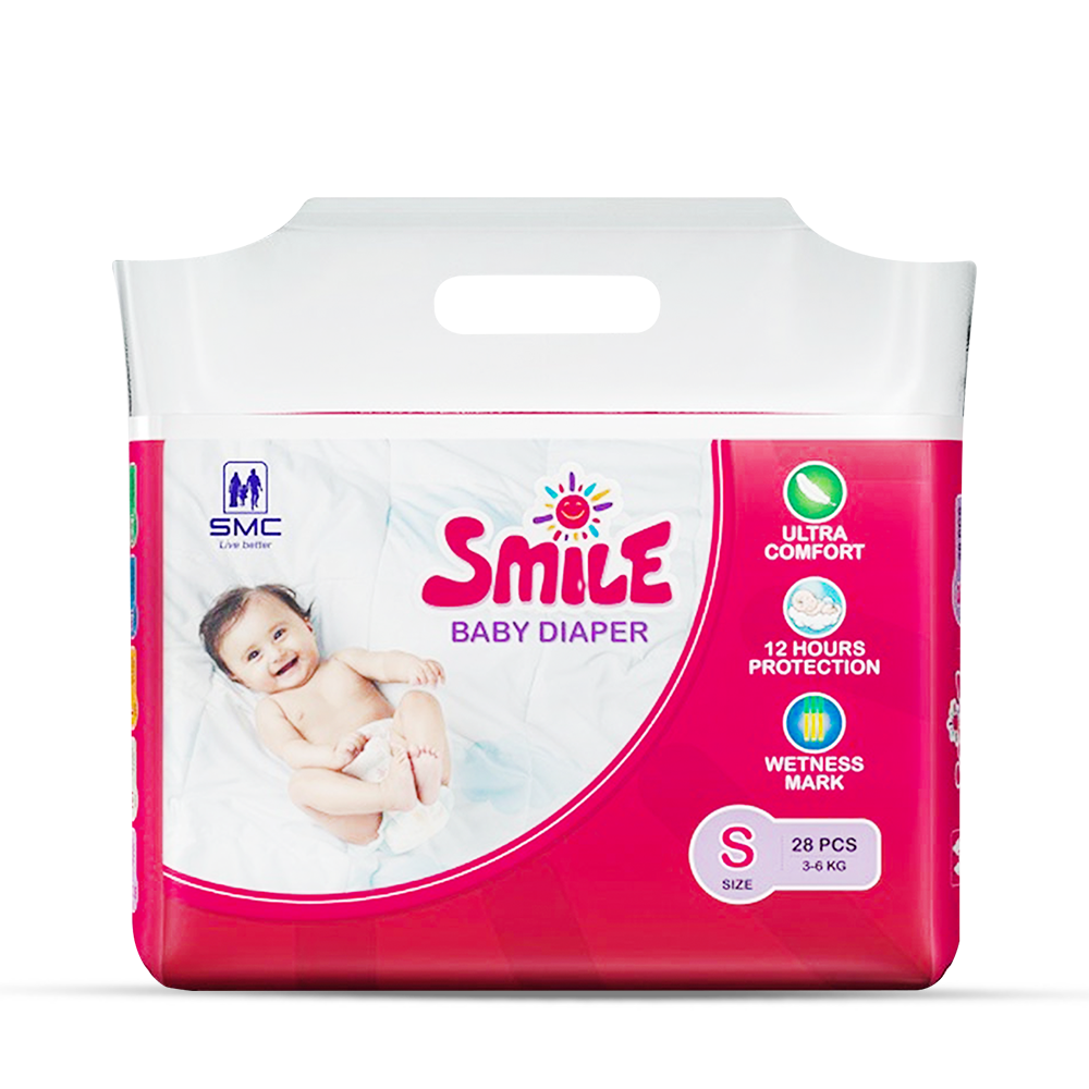 SMC Smile Baby Diaper Belt - S - 3-6 kg - 28 Pcs