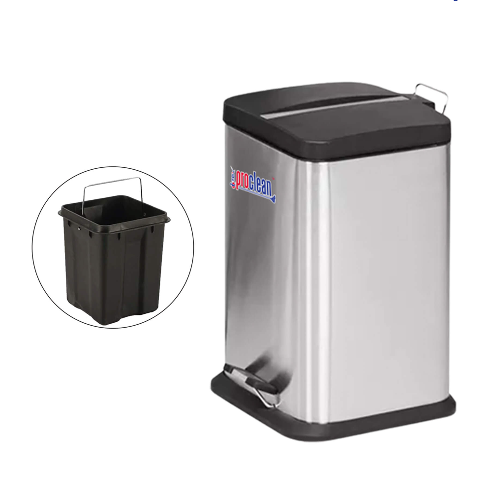 Stainless Steel Trash Can - 20 Liter - ST-1459 