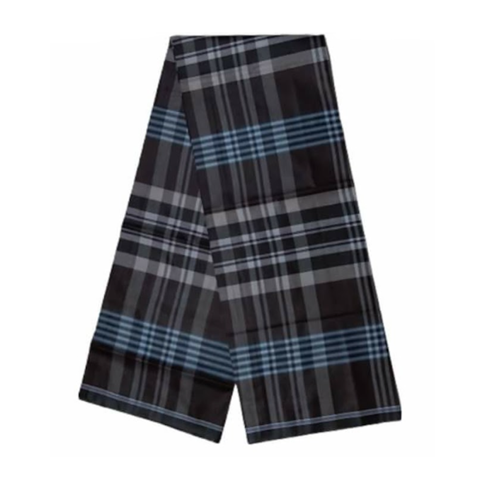 Cotton Lungi for Men - Black and Blue - B06