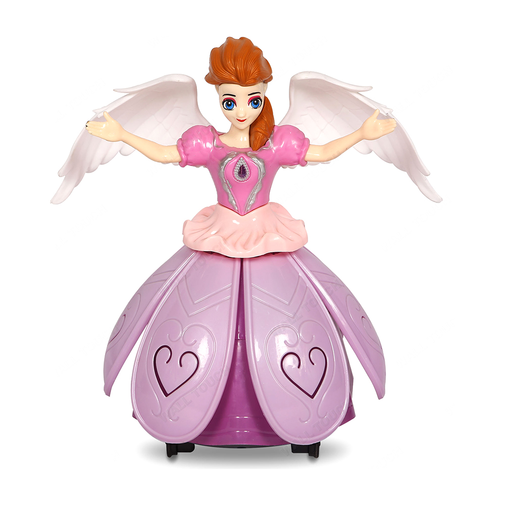 Battery Operated Dancing Angel Princes Girl With Flashing Lights and Music - 109844122