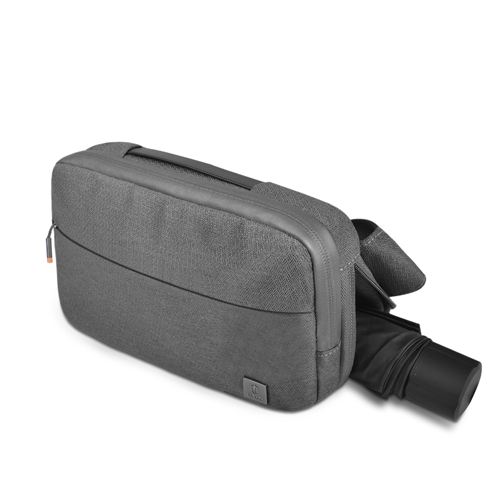WiWU Alpha Crossbody Bag Outdoor Sports Waterproof - Gray