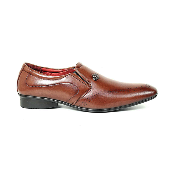 Zays Leather Premium Formal Shoe For Men - Brown - SF56