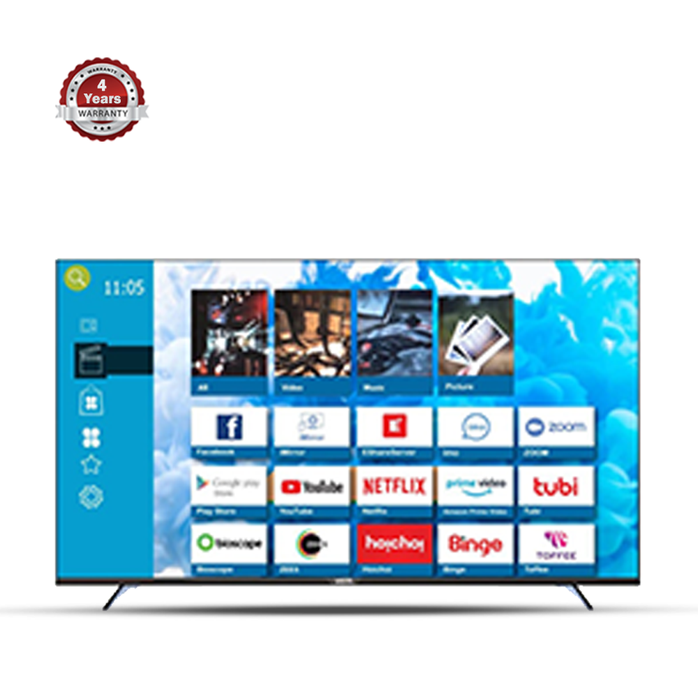 Vista Bezel-Less 4K UHD Android TV - 65 Inch 