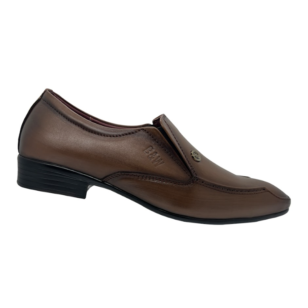 Leather Casual Shoes for Men - Chocolate - BW20435