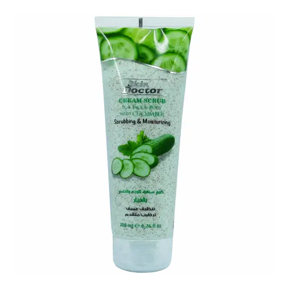 Skin Doctor Cucumber Face and Body Scrub Cream - 200ml - CN-242