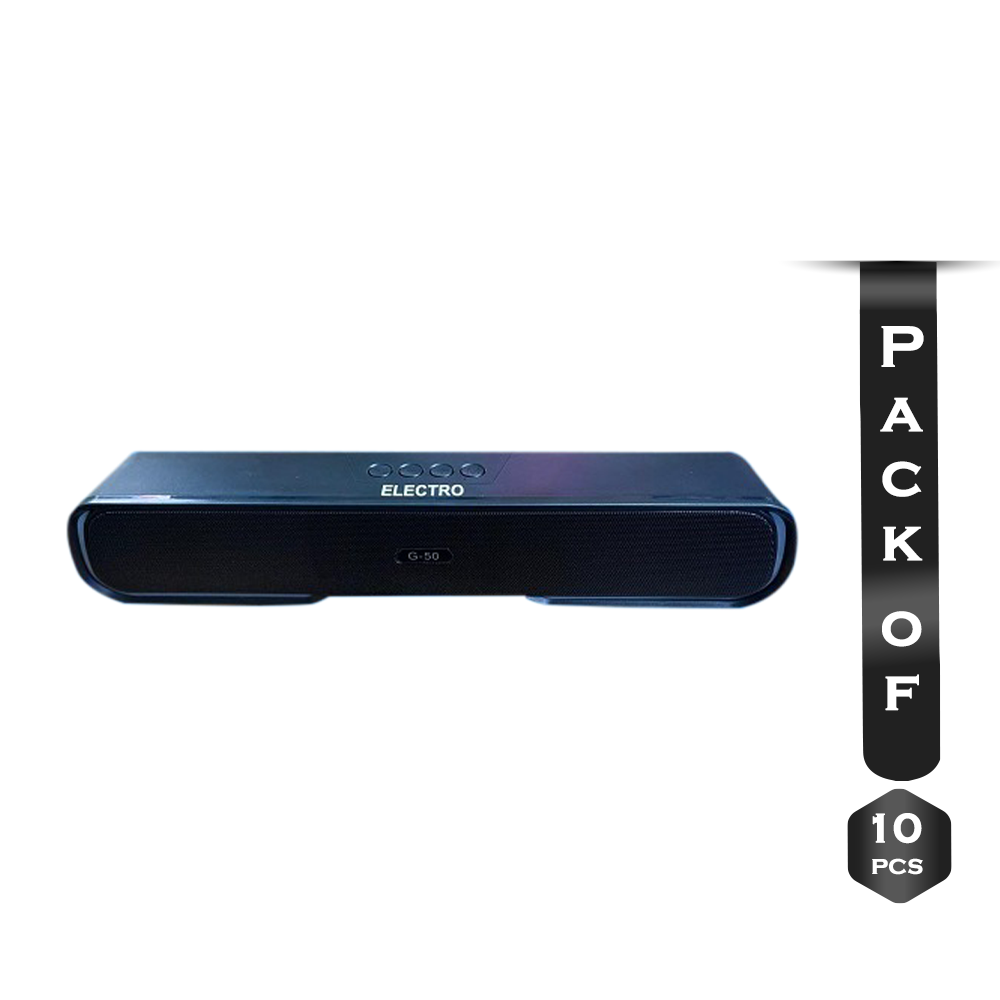 Pack Of 10 Pcs G-50 Smart Wireless Desktop Speaker - Blue