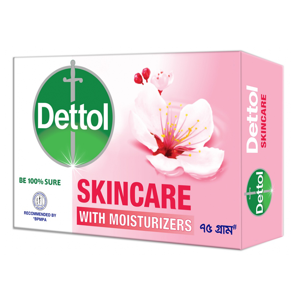 Dettol Skincare Soap - 75gm - DT 21S