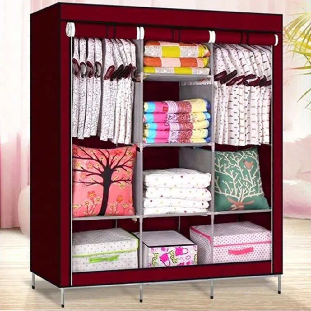 Cloths And Storage Wardrobe - Chocolate