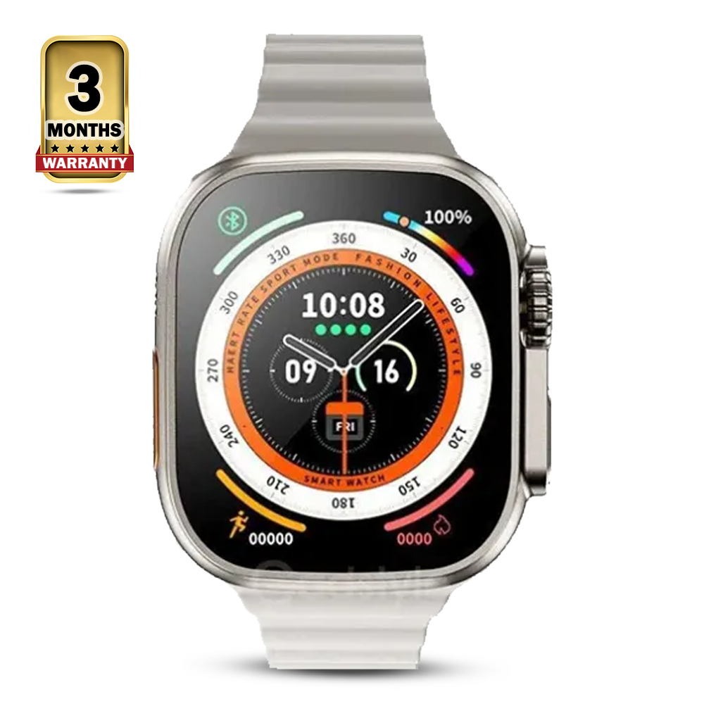 Zordai ZD8 Ultra Max Plus Smart Watch - Silver