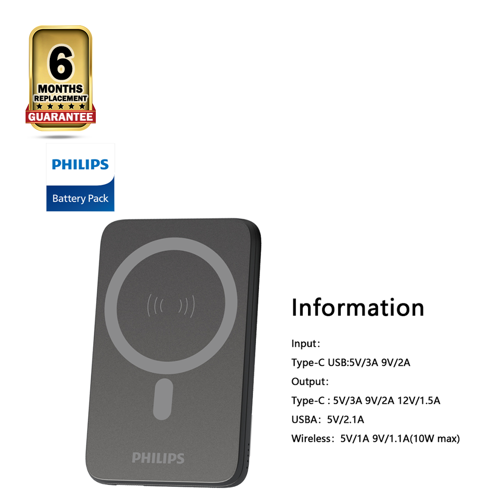 PHILIPS DLP9701 Magsafe Power Bank - 5000mAh - 4895229148963