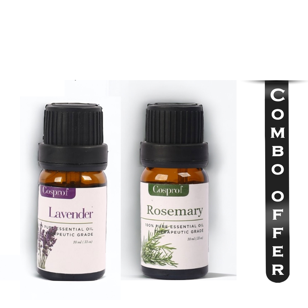 Combo of Lavender Essential Oil - 10ml And Rosemary Essential Oil - 10ml