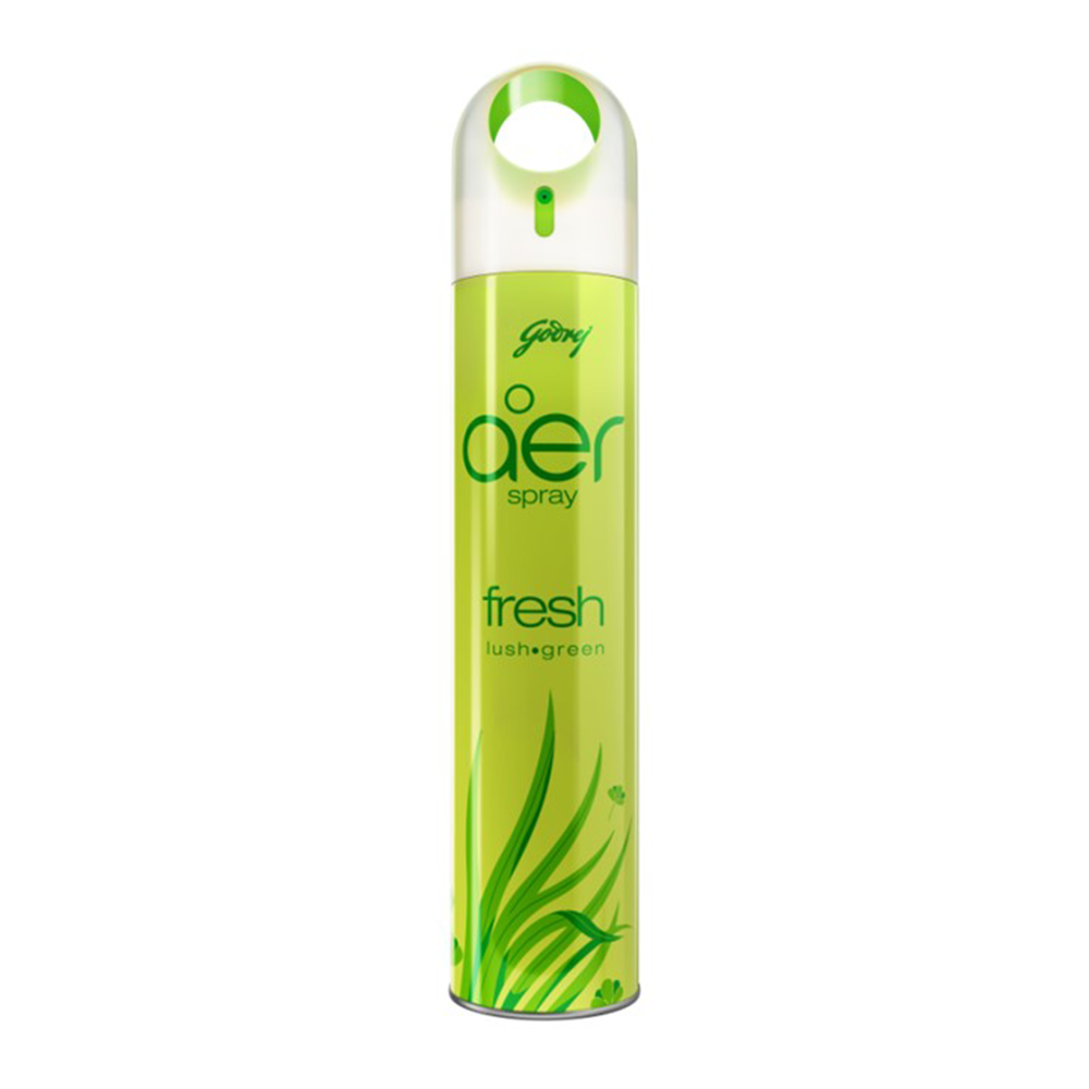 Godrej Aer Room Air Freshener Spray Fresh Lush Green - 300ml