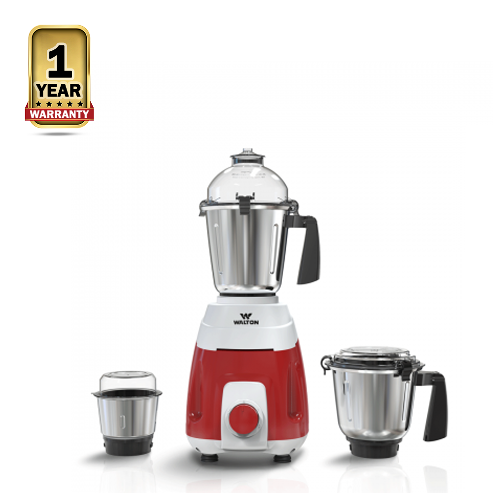 Walton WBL-15GM65S 3 In 1 Mixer Grinder - 1.5 Litre - Red