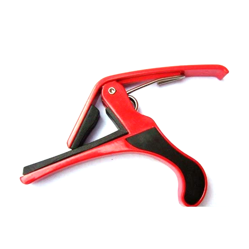 Alice A007A Guitar Capo Suitable for Guitars - White And Red