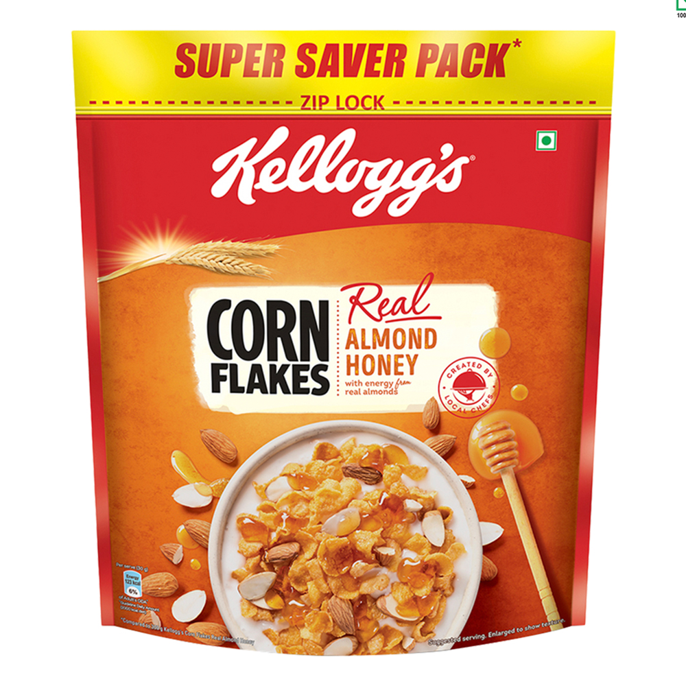 Kellogg's Corn Flakes Real Almond Honey 1kg AC60