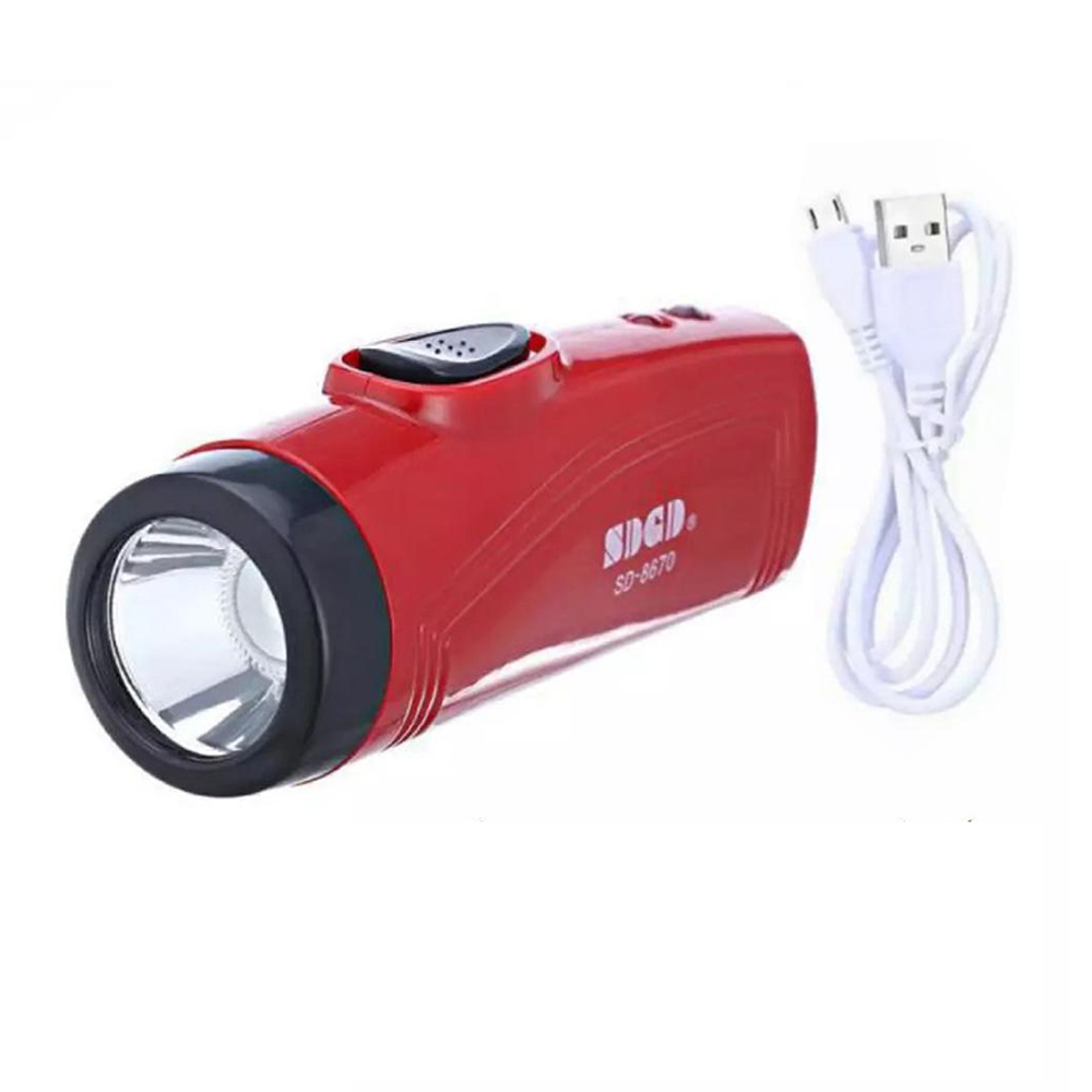 Rechargeable Led Torch Light With Money Checker