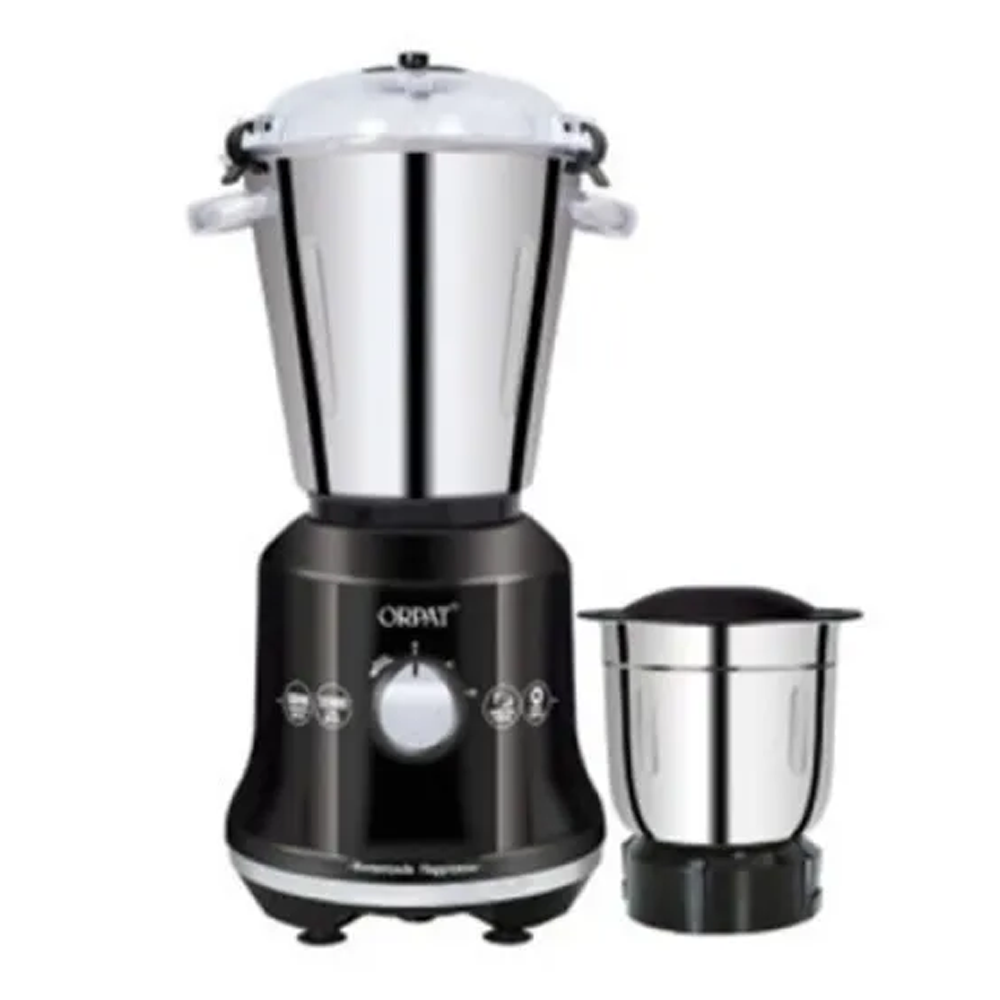 Orpat Hotel King Mixer Grinder Blender - 1600W - Black and Silver