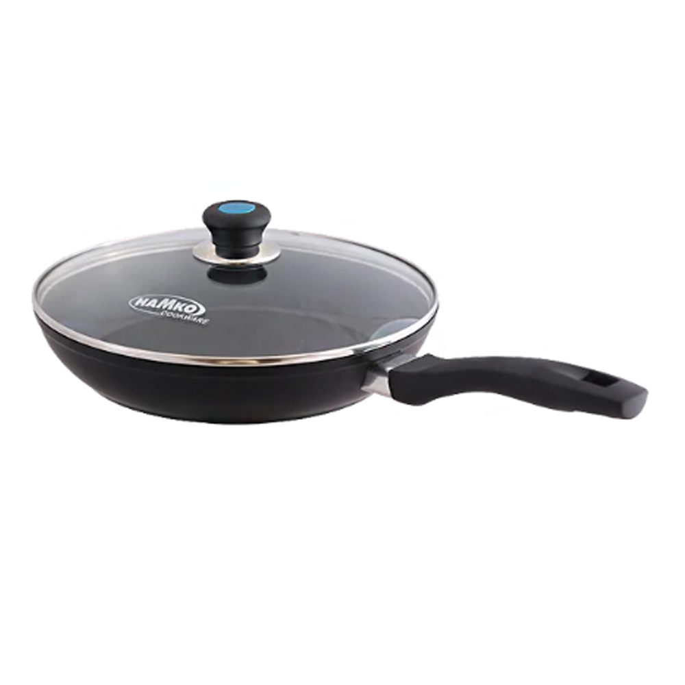 Hamko Fry Pan With Glass Lid - 28 CM